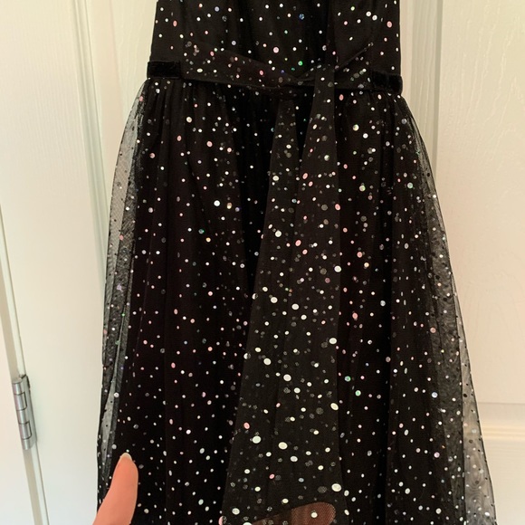 🛍3/30$ Black and sequin dress - Picture 7 of 8